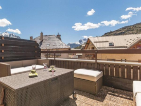Joli studio à Briançon avec coin nuit, grande terrasse et parking privé. - FR-1-330C-8